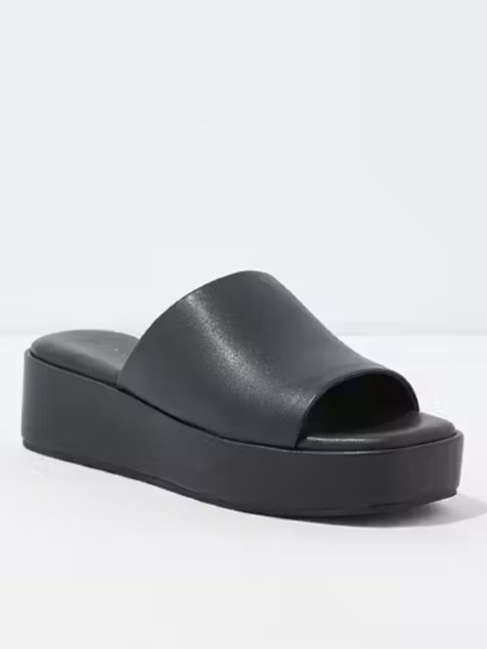 American Eagle Black Platform Sandals Size 10